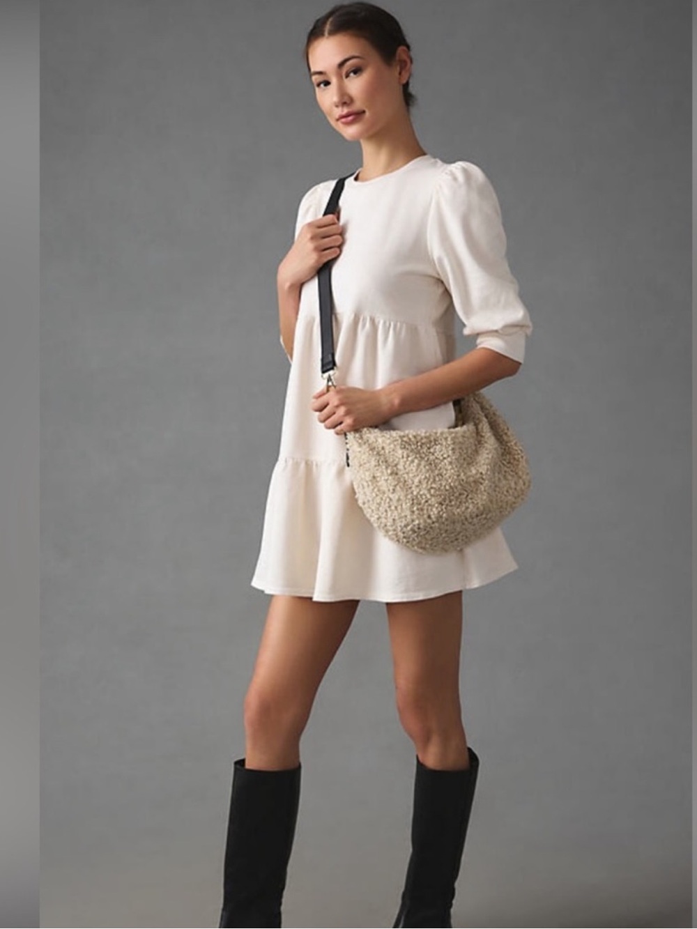 T.La Savannah Cream Tiered Dress from Anthropologie!